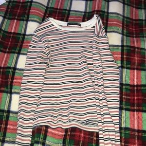 Striped brandy long sleeve